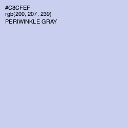 #C8CFEF - Periwinkle Gray Color Image